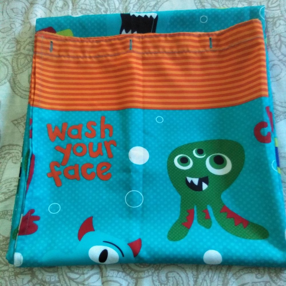 Kids' Monster shower curtain